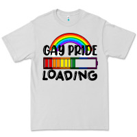 Dove Grey Gay pride loading Premium Tee - FaDigitalArtStudio