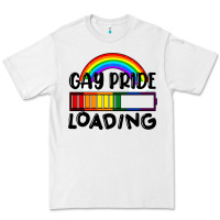 White Gay pride loading Premium Tee - FaDigitalArtStudio