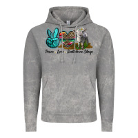 Cloud Rock Peace Love Southdown Sheep Vintage Hoodie - LillyAllenDesigns