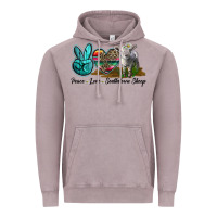 Vintage Zinc Peace Love Southdown Sheep Vintage Hoodie - LillyAllenDesigns