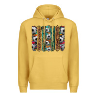 Antique Gold soccer camouflage serape cowhide turquoise leopard glitter  brushstrok Premium Hoodie - Artiststas