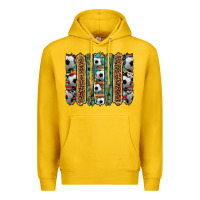 Lemon soccer camouflage serape cowhide turquoise leopard glitter  brushstrok Premium Hoodie - Artiststas