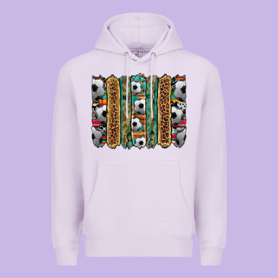 Soccer Camouflage Serape Cowhide Turquoise Leopard Glitter  Brushstrok Premium Hoodie Designed By Artiststas