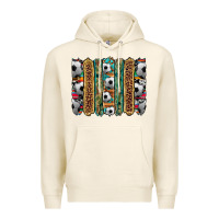 Tofu soccer camouflage serape cowhide turquoise leopard glitter  brushstrok Premium Hoodie - Artiststas