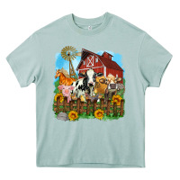 Arona farm life olivia Heavy Core Tee - OliviaCreatesArt