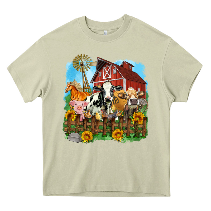 Farm Life Olivia Heavy Core Tee by OliviaCreatesArt | Teevron