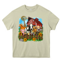 Mossy farm life olivia Heavy Core Tee - OliviaCreatesArt