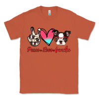 Copper Peace Love Frenchie Classic Tee - Jasminsmagicworld