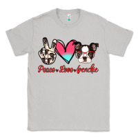 Moon Dust Peace Love Frenchie Classic Tee - Jasminsmagicworld
