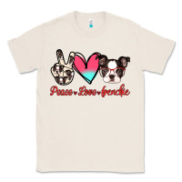 Natural Peace Love Frenchie Classic Tee - Jasminsmagicworld
