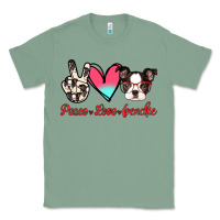 Sage Peace Love Frenchie Classic Tee - Jasminsmagicworld