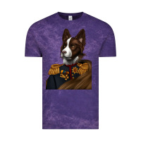 Cloud Purple Pet Portraits, Custom Pet Portraits, Renaissance Pet Portraits, Vintage Tee - RanaPortraitStore