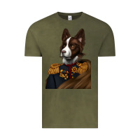 Vintage Olive Pet Portraits, Custom Pet Portraits, Renaissance Pet Portraits, Vintage Tee - RanaPortraitStore