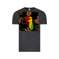 Vintage Black African Freedom Seamless Pattern Vintage Tee - BundleAndBundleShop