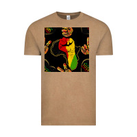 Vintage Coffee African Freedom Seamless Pattern Vintage Tee - BundleAndBundleShop