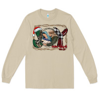 Mushroom joy Christmas Long Sleeve Tee - CowhideDigitalArt