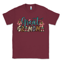 Burgundy great grandma Classic Tee - OliviaCreatesArt