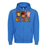 True Royal tis the season softball Zipper Hoodie - Jasminsmagicworld