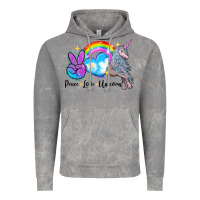 Cloud Rock peace love unicorn Vintage Hoodie - LillyAllenDesigns