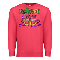 Cardinal happy mardi gras carnival mask Premium Sweatshirt - Jasminsmagicworld