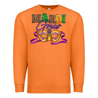 Carrot happy mardi gras carnival mask Premium Sweatshirt - Jasminsmagicworld