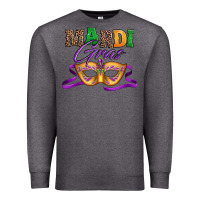 Charcoal Heather happy mardi gras carnival mask Premium Sweatshirt - Jasminsmagicworld