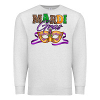 Oatmeal Heather happy mardi gras carnival mask Premium Sweatshirt - Jasminsmagicworld