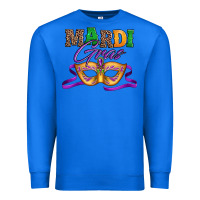 True Royal happy mardi gras carnival mask Premium Sweatshirt - Jasminsmagicworld