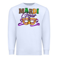Happy Mardi Gras Carnival Mask Premium Sweatshirt | Teevron