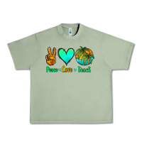 Peace Love Beach Urban Heavy Tee | Teevron