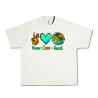 Pistachio peace love beach Urban Heavy Tee - Jasminsmagicworld