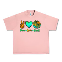 Salmon peace love beach Urban Heavy Tee - Jasminsmagicworld
