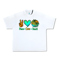 White peace love beach Urban Heavy Tee - Jasminsmagicworld