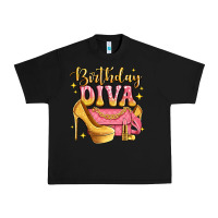 Black birthday diva pink and gold glitter Urban Heavy Tee - LillyAllenDesigns