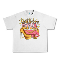 Lunar Rock birthday diva pink and gold glitter Urban Heavy Tee - LillyAllenDesigns