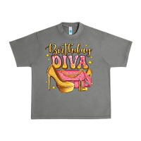 Tornado birthday diva pink and gold glitter Urban Heavy Tee - LillyAllenDesigns