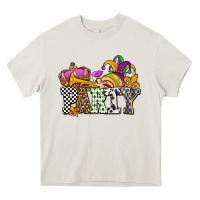 Cream mardi gras  party olivia Heavy Core Tee - OliviaCreatesArt
