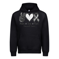 Black Peace Love Cure Carcinoid Cancer Urban Hoodie - Jasminsmagicworld