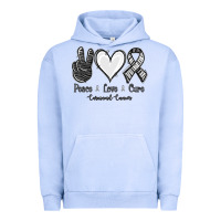 Peace Love Cure Carcinoid Cancer Urban Hoodie | Teevron