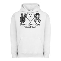 Pigment Lunar Rock Peace Love Cure Carcinoid Cancer Urban Hoodie - Jasminsmagicworld