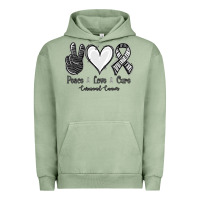 Pigment Oil Green Peace Love Cure Carcinoid Cancer Urban Hoodie - Jasminsmagicworld