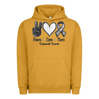 Pigment Peanut Butter Peace Love Cure Carcinoid Cancer Urban Hoodie - Jasminsmagicworld