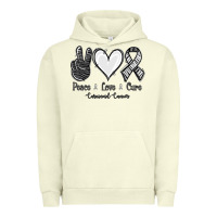 Pigment Pistachio Peace Love Cure Carcinoid Cancer Urban Hoodie - Jasminsmagicworld