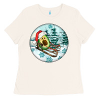 Bone Slide Avocado Ladies Tee - FaDigitalArtStudio
