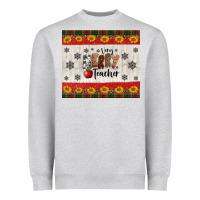 Heather Grey very merry teacher Heavyweight Sweatshirt - Jasminsmagicworld