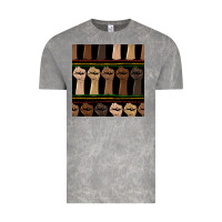 Cloud Rock melanin rised fist seamless pattern Vintage Tee - BundleAndBundleShop
