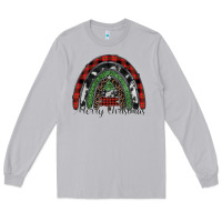 Moon Dust Merry Christmas rainbow Long Sleeve Tee - CowhideDigitalArt