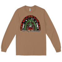 Toasted Coconut Merry Christmas rainbow Long Sleeve Tee - CowhideDigitalArt