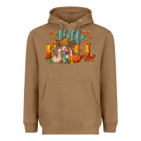 Toasted Coconut hello fall heifer cow Heavyweight Hoodie - RanaPortraitStore