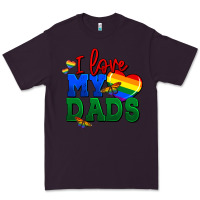 Plum I love my dads Premium Tee - FaDigitalArtStudio